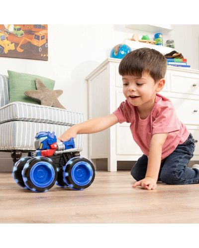 Електронна играчка Tomy - Monster Treads, Optimus Prime, със светещи гуми - 5